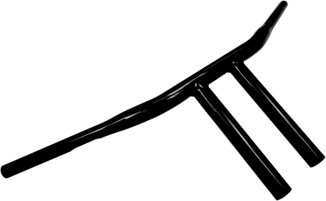 DRAG SPECIALTIES Handlebar - T-Bar - Buffalo - 8" - Black HAS TBW NOTCH 0601-2263