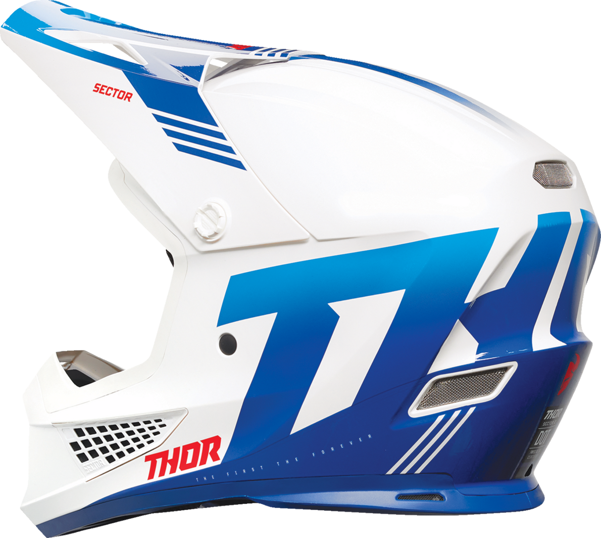 THOR Sector 2 Helmet - Carve - White/Blue - XS 0110-8129