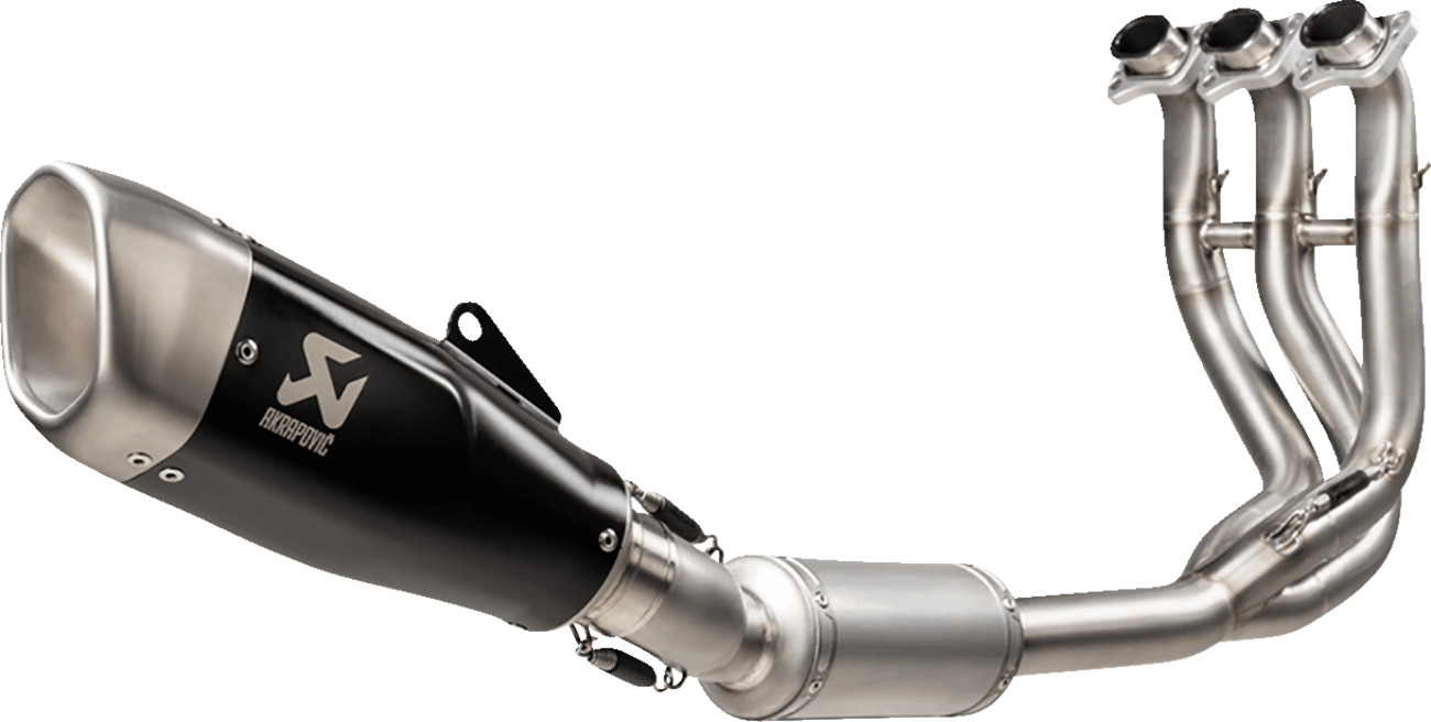 AKRAPOVIC Racing Line Exhaust System - Titanium Trident 660 2021-2023  S-T6R1-CQTBL 1810-3068