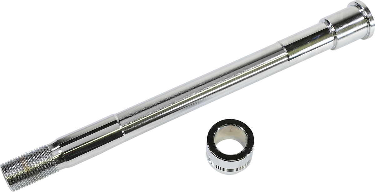 DRAG SPECIALTIES Axle Kit - Front - Chrome W16-0355