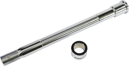 DRAG SPECIALTIES Axle Kit - Front - Chrome W16-0355