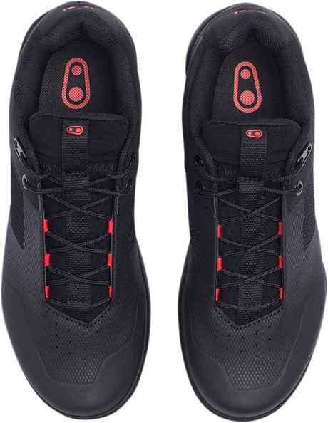 CRANKBROTHERS Stamp Lace Shoes - Black/Red - US 7 STL01030A-7.0
