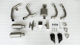 Vandemon CFMOTO single-sided swingarm  450SR-S 2023-2024 Stainless Steel / Titanium High Mount Exhaust System CFMOTO450SRSHMEXHC VA-8