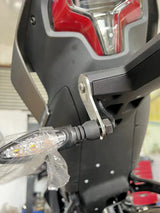 Vandemon CFMOTO 450SR Double-Sided Swingarm Model  Stainless Steel / Titanium High Mount Exhaust System  CFMOTO450SRSSHMEXHA VA-104