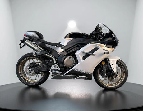 Vandemon  CFMOTO 500SR 2025 VROOM Vandemon High Mount Stainless Steel Exhaust System VA-164 CFMOTO500SRSSPOLEXHA