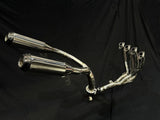 Vandemon  CFMOTO 500SR 2025 VROOM Vandemon High Mount Stainless Steel Exhaust System VA-164 CFMOTO500SRSSPOLEXHA