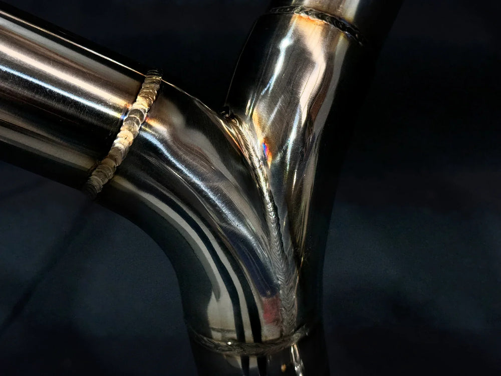 Vandemon  CFMOTO 500SR 2025 VROOM Vandemon High Mount Stainless Steel Exhaust System VA-164 CFMOTO500SRSSPOLEXHA