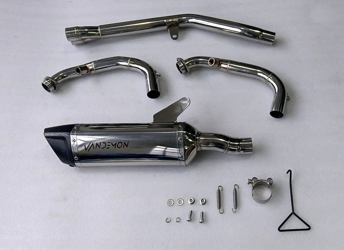 Vandemon CFMOTO 450MT Adventure All years Stainless Steel Exhaust System CFMOTO450MTSSEXHC VA-99