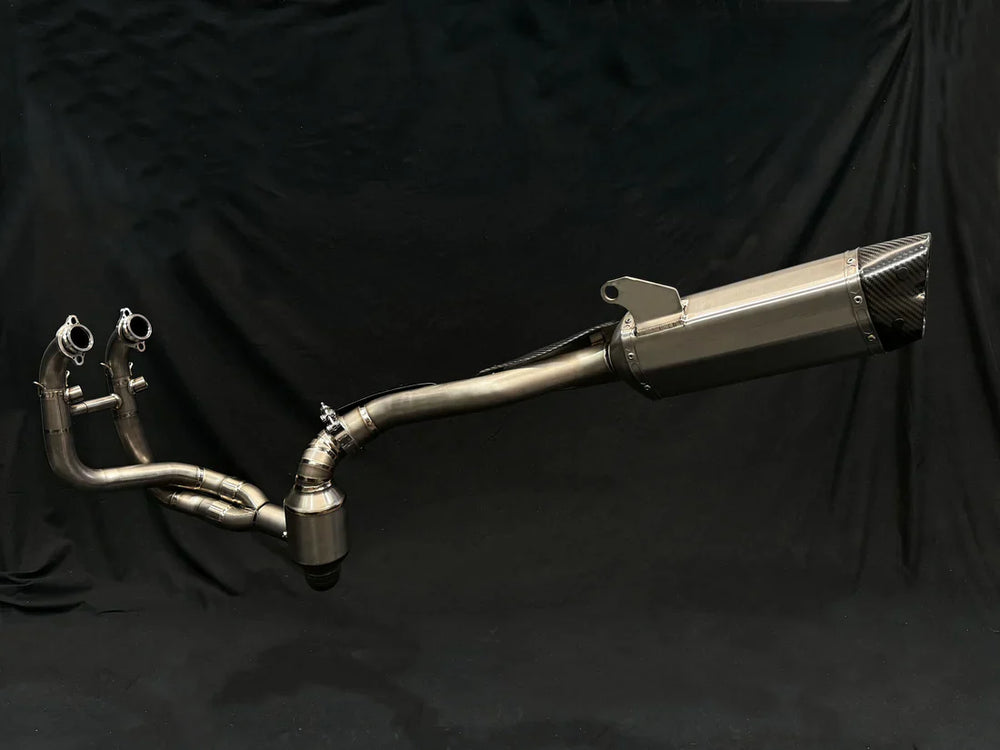 Vandemon CFMOTO 800MT Adventure Titanium Exhaust System  CFMOTOMT8ADEXHBRA VA-108