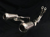 Vandemon CFMOTO 450SR Double-Sided Swingarm Model  Stainless Steel / Titanium High Mount Exhaust System  CFMOTO450SRSSHMEXHA VA-104