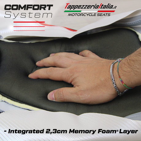 IN STOCK OPEN BOX  Tappezzeria Italia Kawasaki Ninja ZX6R 2019-2025 Seat Cover Comfort in Black KWZX619A-1BL-1