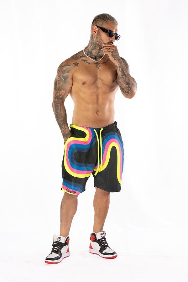 Urban499 Swimming short Curvas neon L