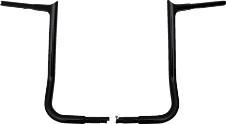 FAT BAGGERS INC. Handlebar Kit - Pointed Top - 16" - Black 919016-B