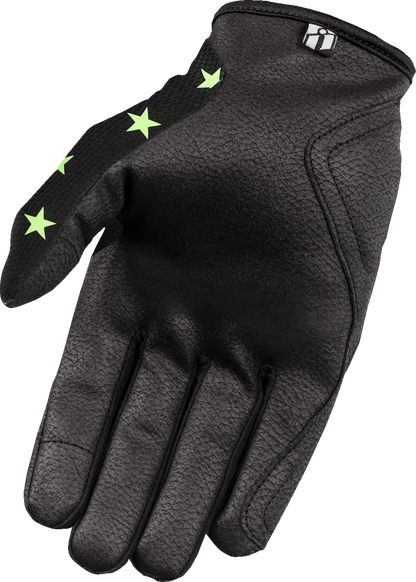 ICON Hooligan™ Old Glory Gloves - Glow - XL 3301-4695