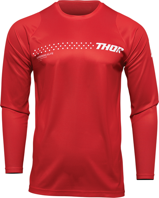 THOR Sector Minimal Jersey - Red - Large 2910-6433