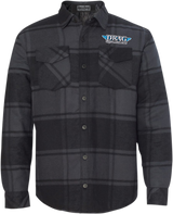 THROTTLE THREADS Drag Specialties Quilted Jacket - Plaid - Small DRG24J86BKSR