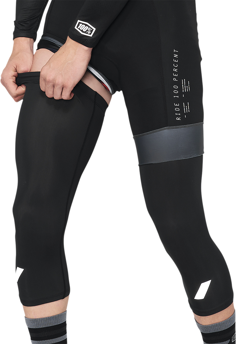 100% Exceeda Knee Sleeves - Black - XL 40056-00003