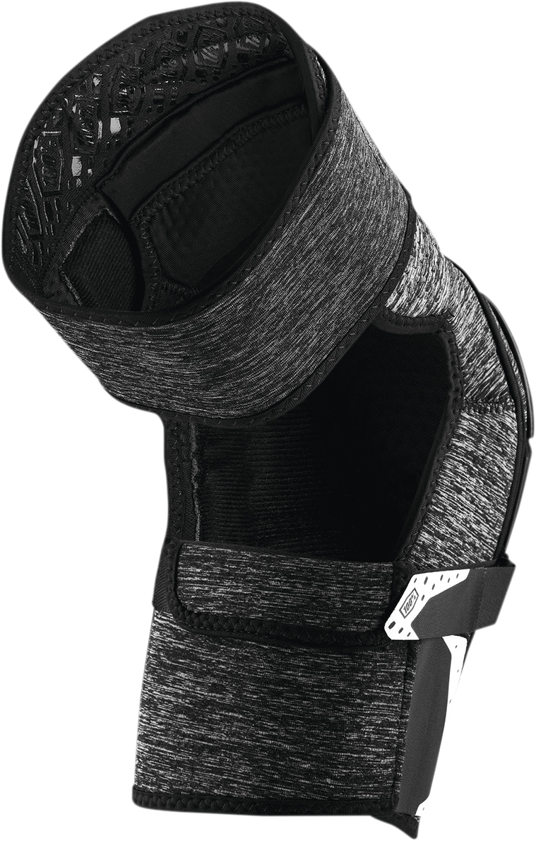 100% Fortis Knee Guards - Gray/Black - L/XL 70007-00004