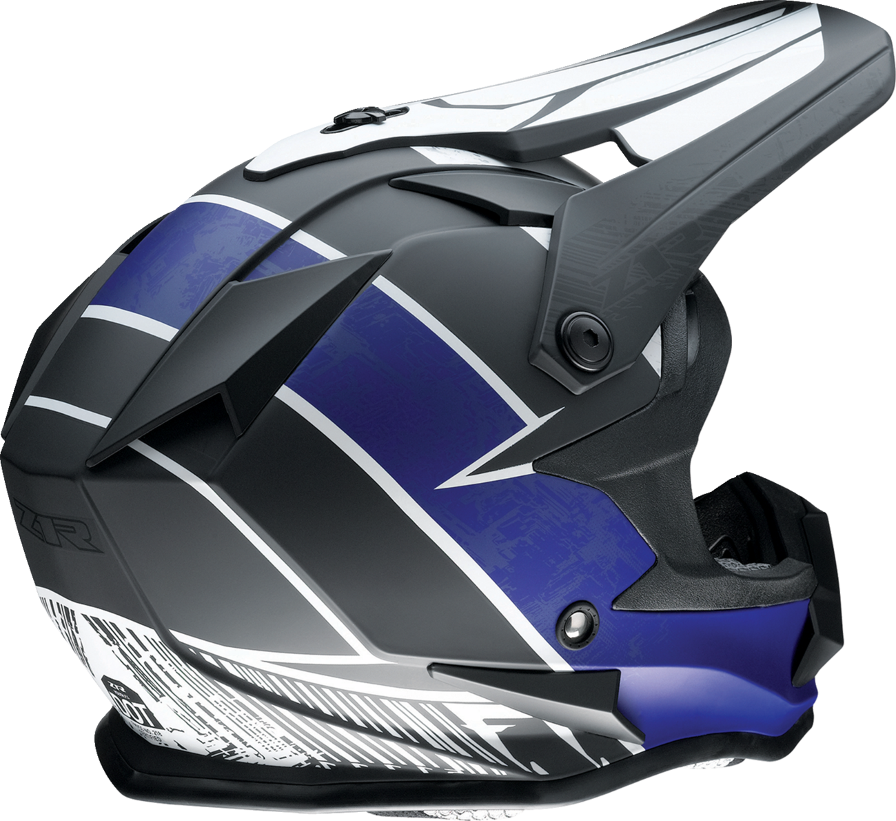 Z1R Youth F.I. Helmet - Fractal - MIPS - Matte Black/Blue - Small 0111-1511