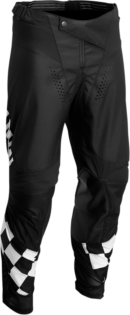 THOR Hallman Differ Cheq Pants - Black/White - 32 2901-9518