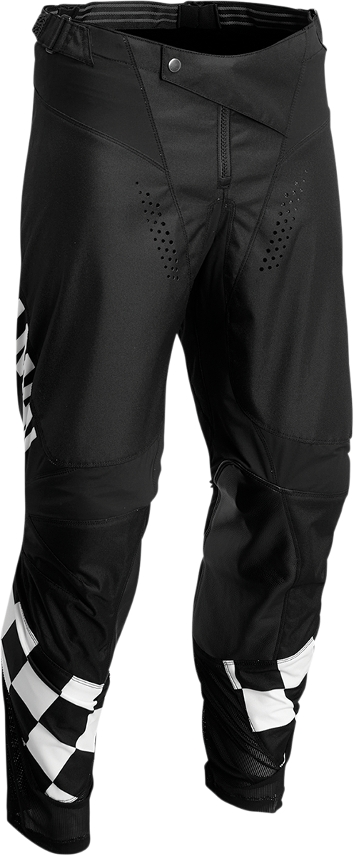 THOR Hallman Differ Cheq Pants - Black/White - 28 2901-9516