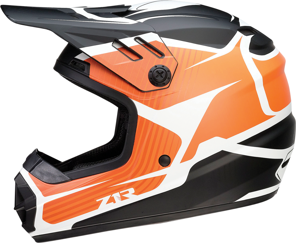 Z1R Youth Rise Helmet - Flame - Orange - Small 0111-1442