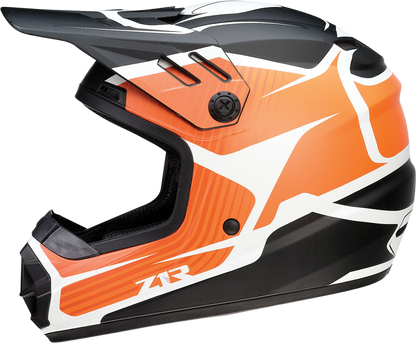 Z1R Youth Rise Helmet - Flame - Orange - Small 0111-1442