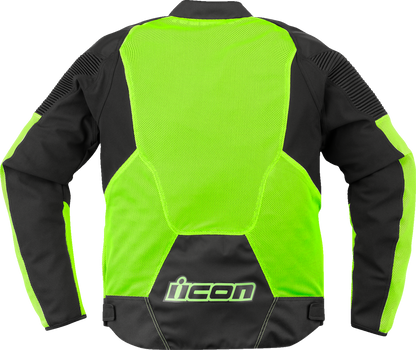 ICON Overlord3 Mesh™ Jacket - Hi-Viz Yellow - 2XL 2820-6752