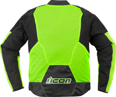 ICON Overlord3 Mesh™ Jacket - Hi-Viz Yellow - 2XL 2820-6752