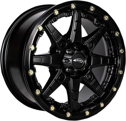 AMS Roll'n 106 Wheel - Front/Rear - Black - 15x7 - 4/137 - 5+2 5710-046AS