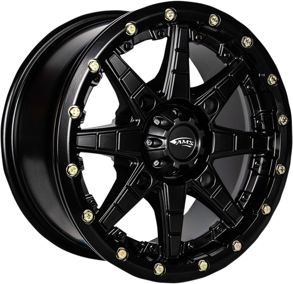 AMS Roll'n 106 Wheel - Front/Rear - Black - 14x7 - 4/137 - 5+2 4753-046AS