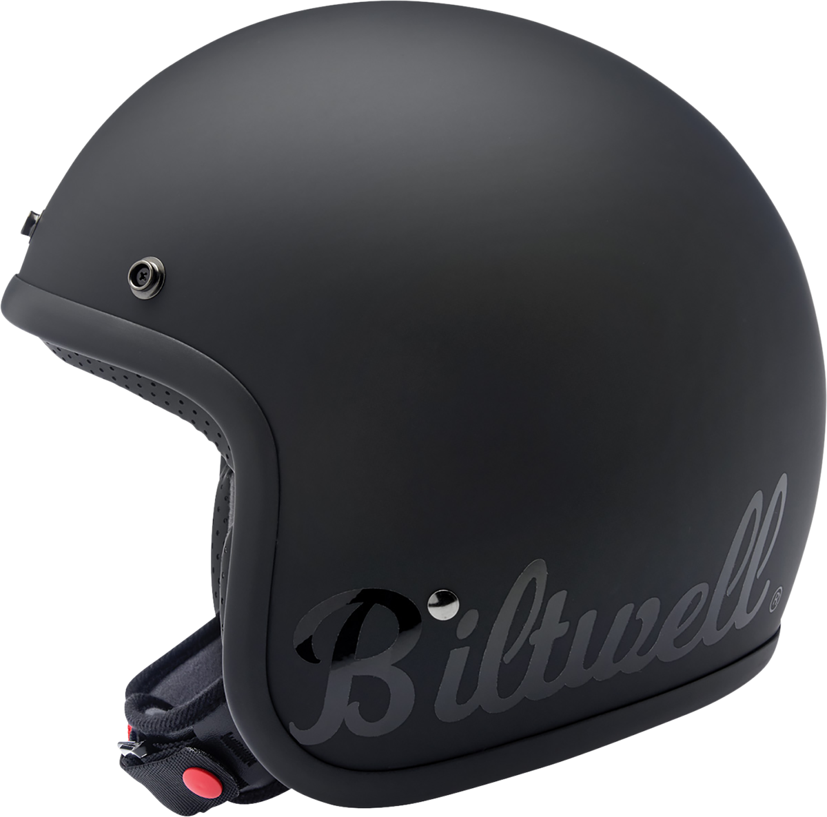 BILTWELL Bonanza Helmet - Flat Black Factory - Medium 1001-638-203