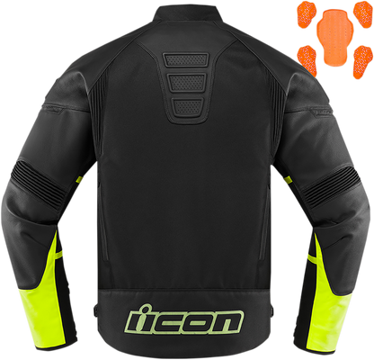 ICON Contra2™ CE Jacket - Black/Hi-Viz - Small 2810-3654