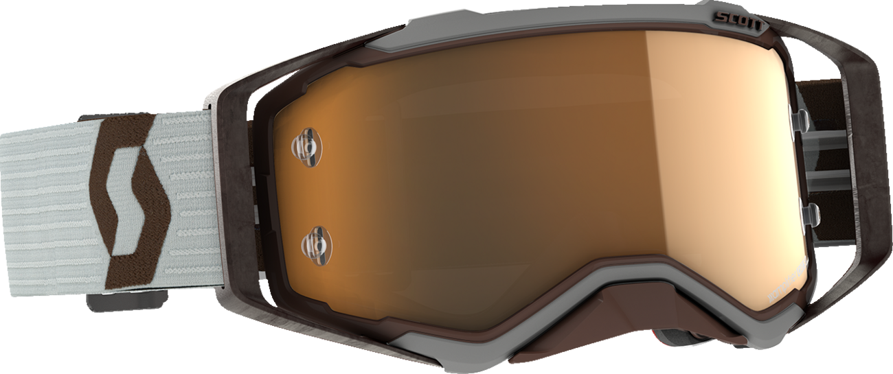 SCOTT Prospect Amplifier Goggles - Gray/Brown - Gold Chrome Works 285536-7430324