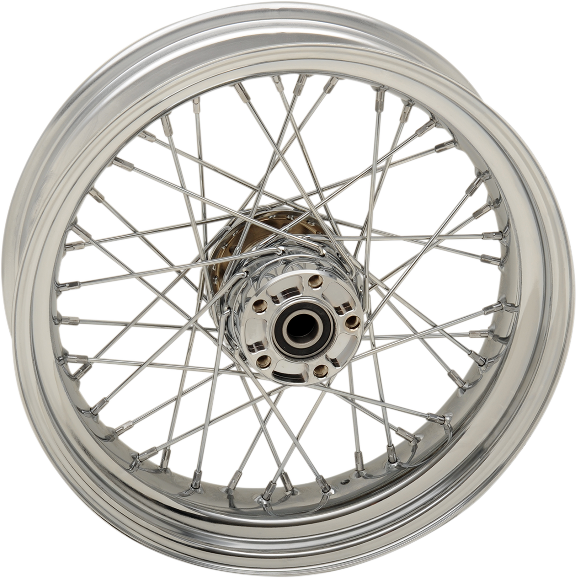 DRAG SPECIALTIES Rear Wheel - Single Disc/No ABS - Chrome - 17"x4.50" - '08-'17 FXD 64409