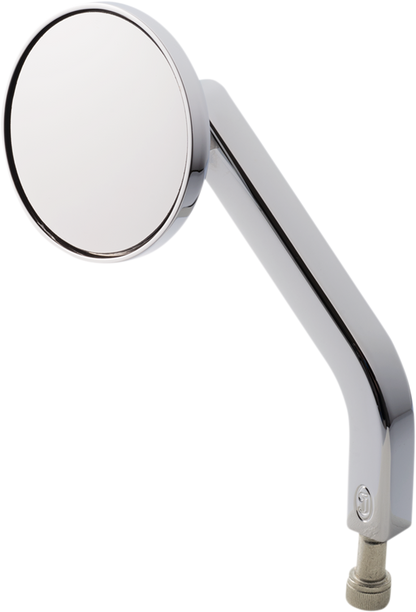 JOKER MACHINE Mirror - No. 2 OE - Side View - Round - Chrome - Left 03-053-3L