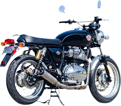 S&S CYCLE Qualifier 2:1 Exhaust System - Stainless Steel Royal Enfield 2019-2021 Race Only 550-1031