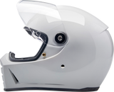 BILTWELL Lane Splitter Helmet - Gloss White - Small 1004-104-502