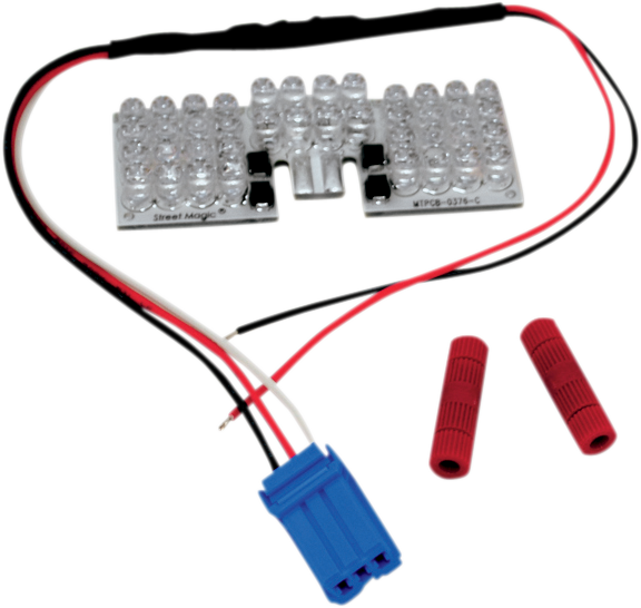 CUSTOM DYNAMICS LED Fender Tip Boards - Red Dual-Intensity GEN-FT-R-D