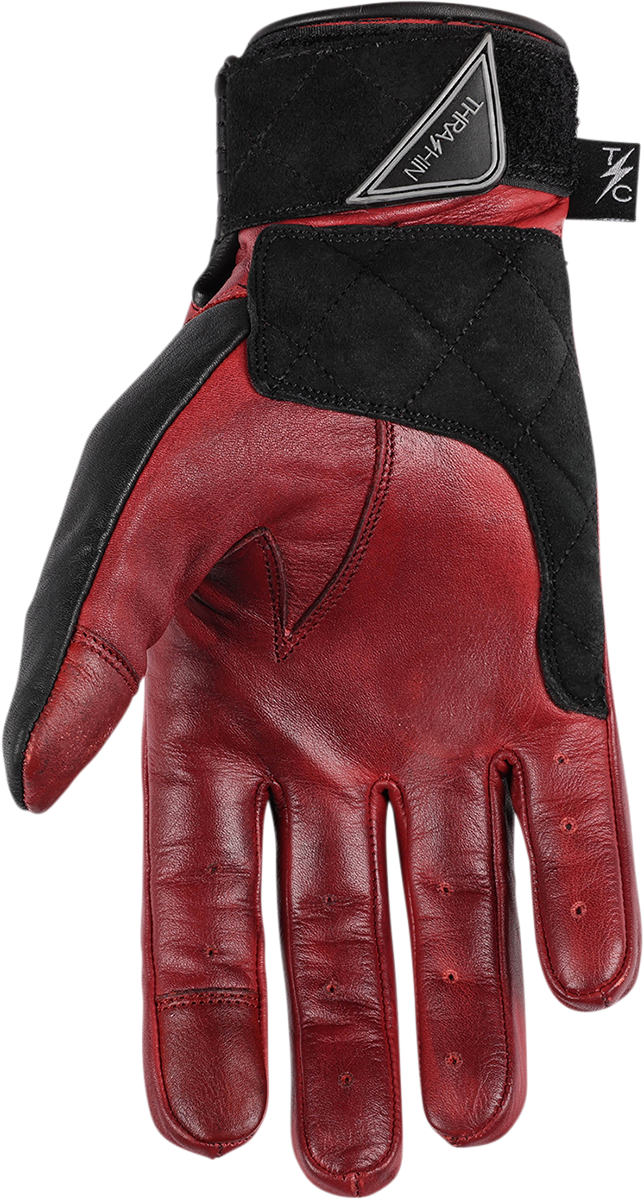 THRASHIN SUPPLY CO. Boxer Gloves - Red - XL TBG-02-11