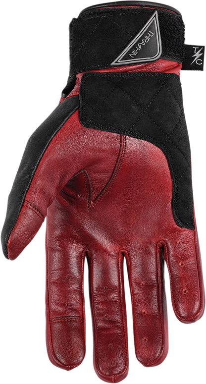 THRASHIN SUPPLY CO. Boxer Gloves - Red - XL TBG-02-11