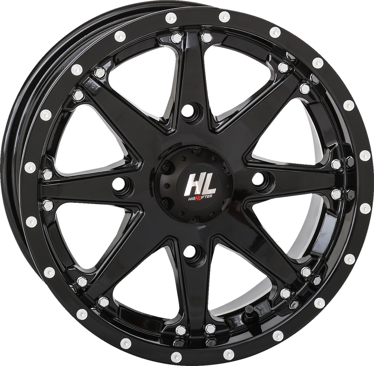 HIGH LIFTER Wheel - HL10 - Front/Rear - Gloss Black - 14x7 - 4/137 - 5+2 (+30 mm) 14HL10-1237