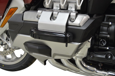 RIVCO PRODUCTS Highway Pegs - Black/Silver - GL 1800 GW003