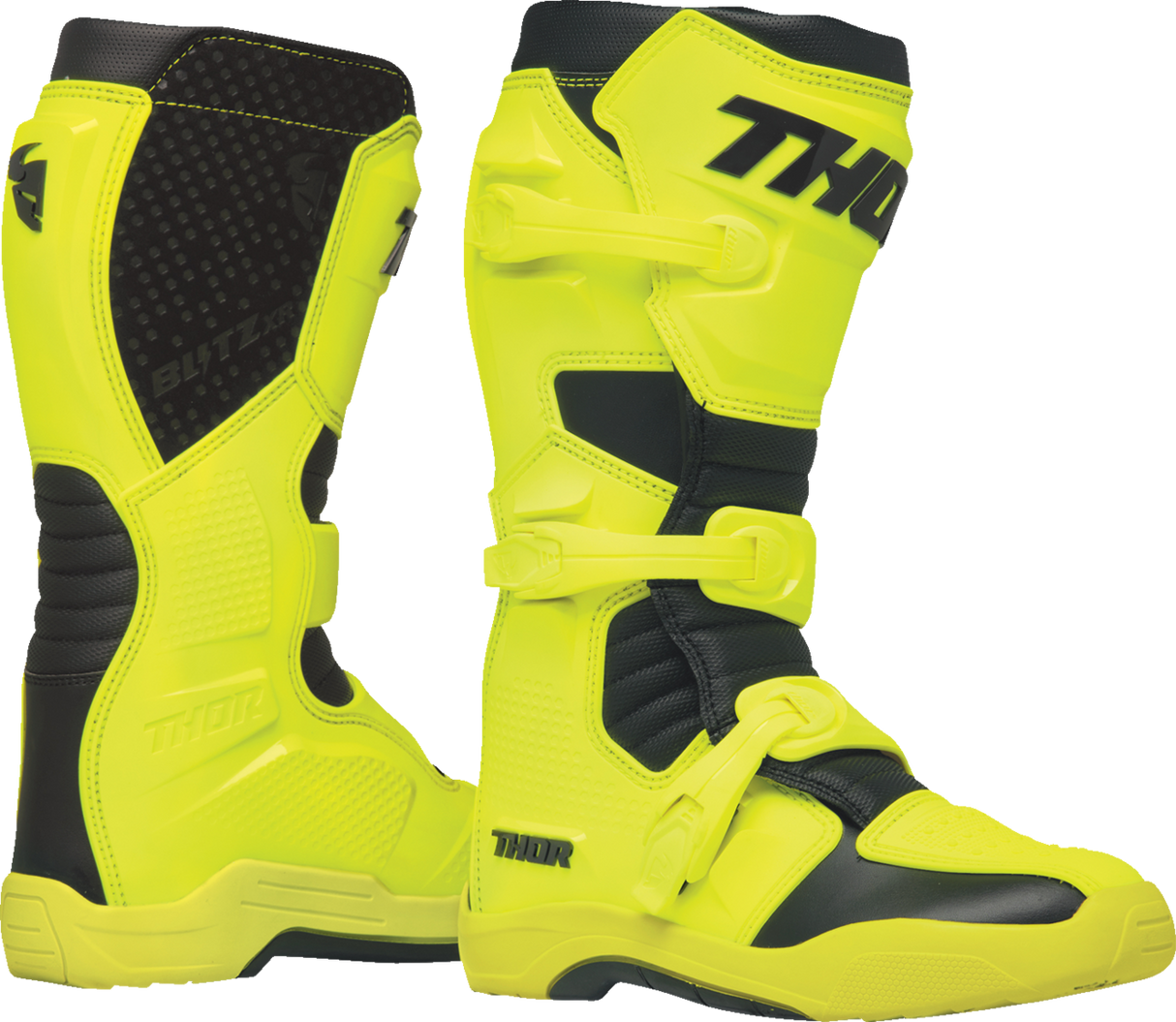 THOR Blitz XR Boots - Acid/Black - Size 14 3410-3125