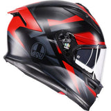 AGV Helmet K7 Glimpse Matte Black/Red Md 2118399004-015-M