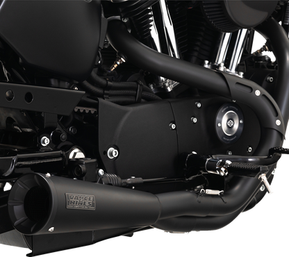 VANCE & HINES Upsweep 2-into-1 Exhaust System - Stainless Steel - Black 47627