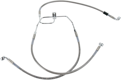 DRAG SPECIALTIES Brake Line - Front (Lower/Upper) - Stainless Steel 660325