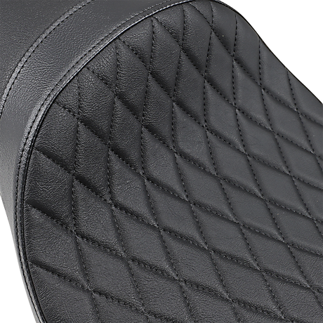 DRAG SPECIALTIES Extended Predator Seat - Diamond - '04-'20 XL NO RUBBER BUMPERS 0804-0611