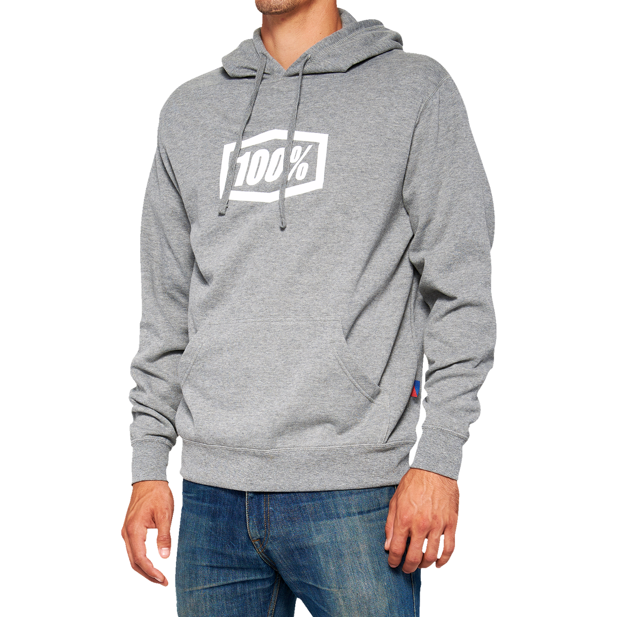 100% Icon Pullover Hoodie - Gray - 2XL 20029-00019