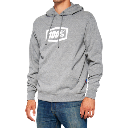 100% Icon Pullover Hoodie - Gray - 2XL 20029-00019